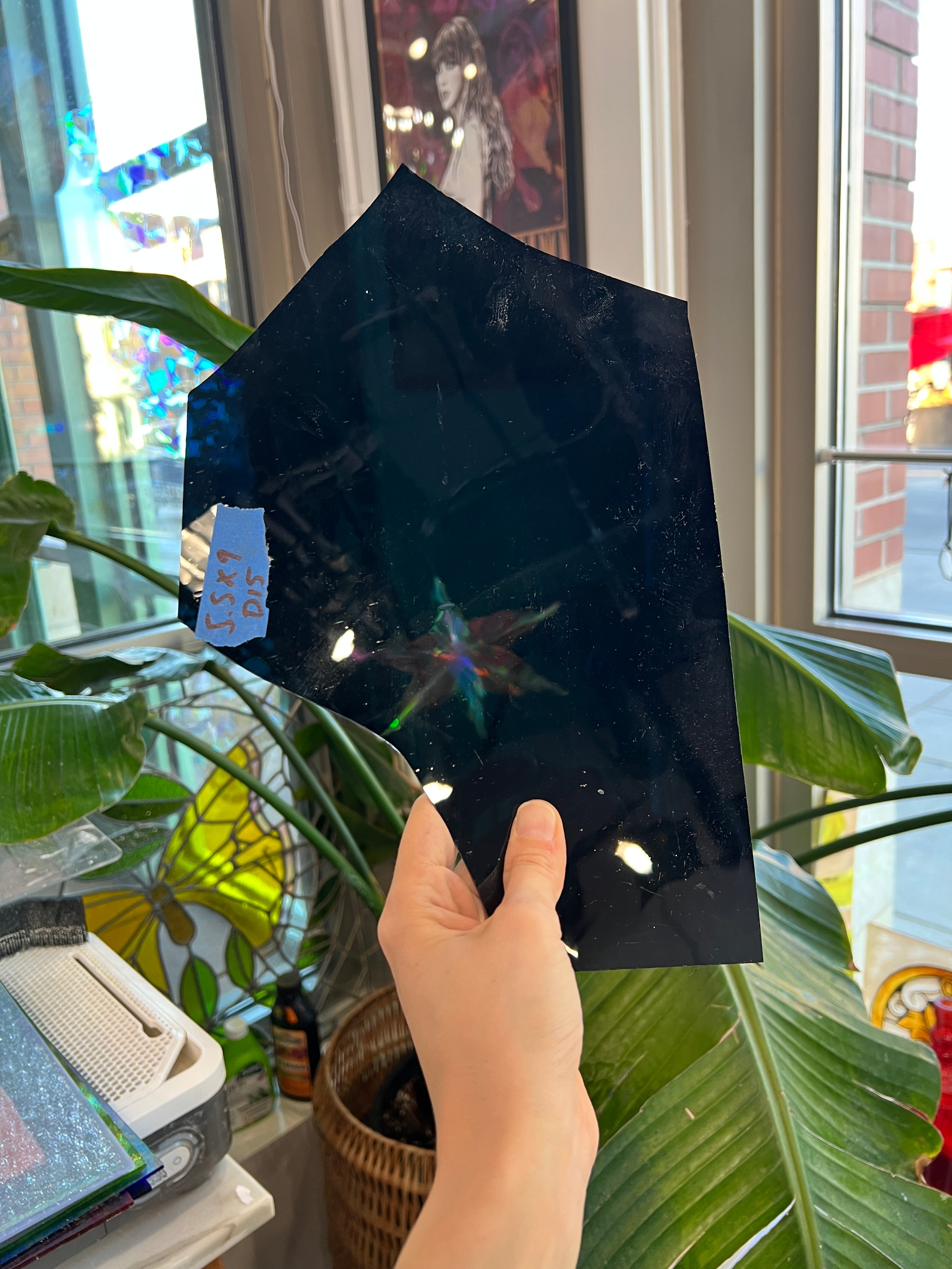 Dark Aqua Blue Transparent Desag Sheet Glass Colorado Glassworks