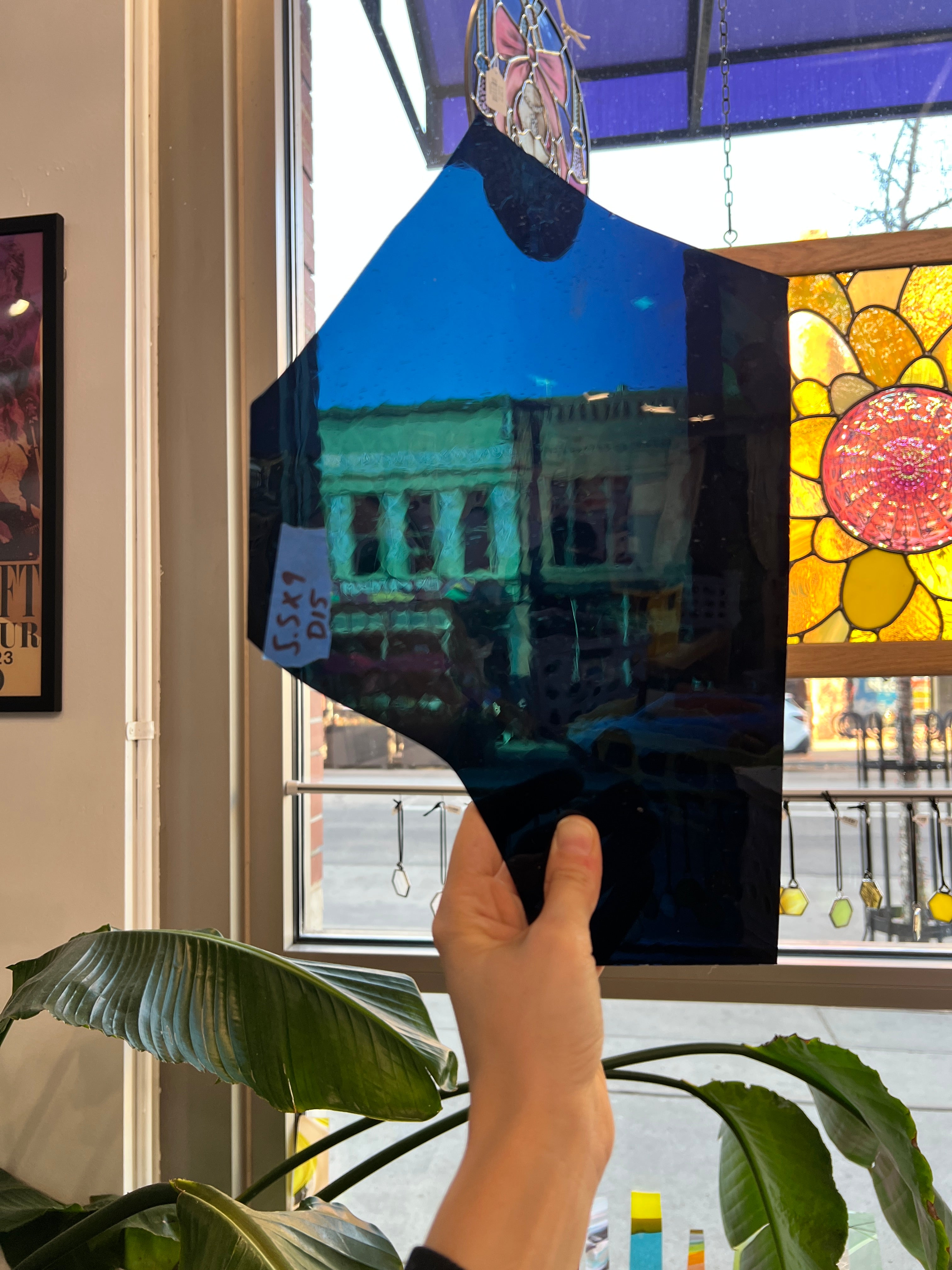 Dark Aqua Blue Transparent Desag Sheet Glass Colorado Glassworks