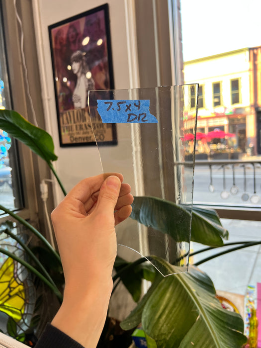 Light Gray Mouthblown Antique Glass Sheet Glass Colorado Glassworks