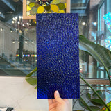 Cobalt Blue Transparent Ripple 1118 Wissmach Glass