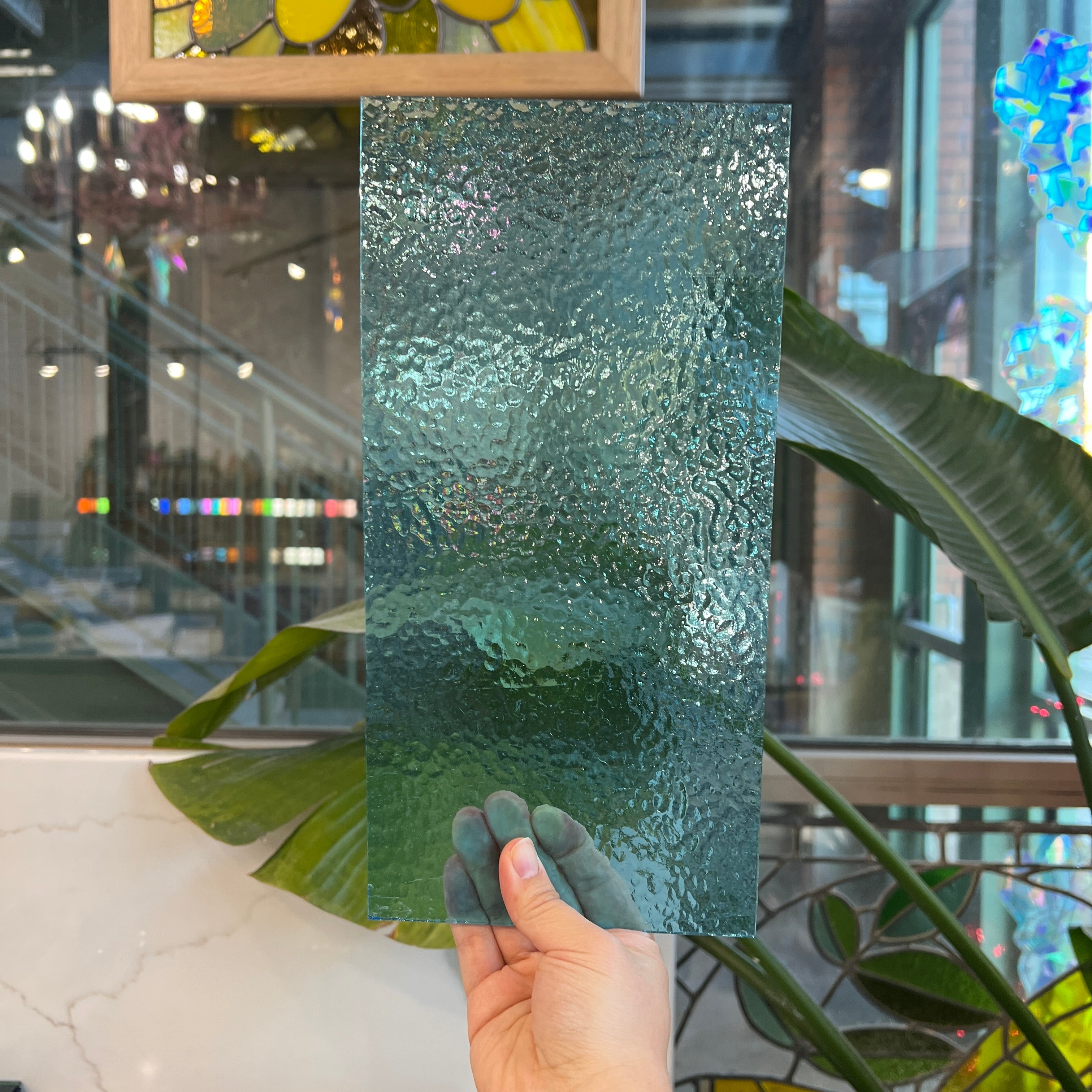 Light Blue Transparent Corella Wissmach Glass
