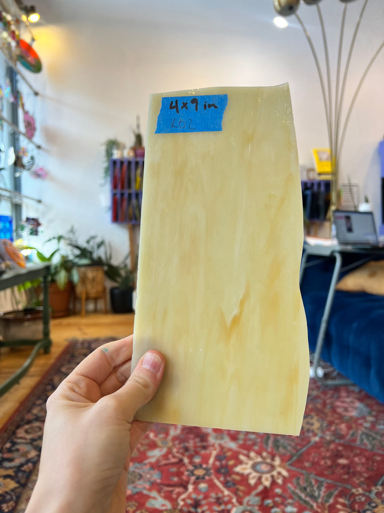 Wispy Tan Kokomo Colorado Glass Works