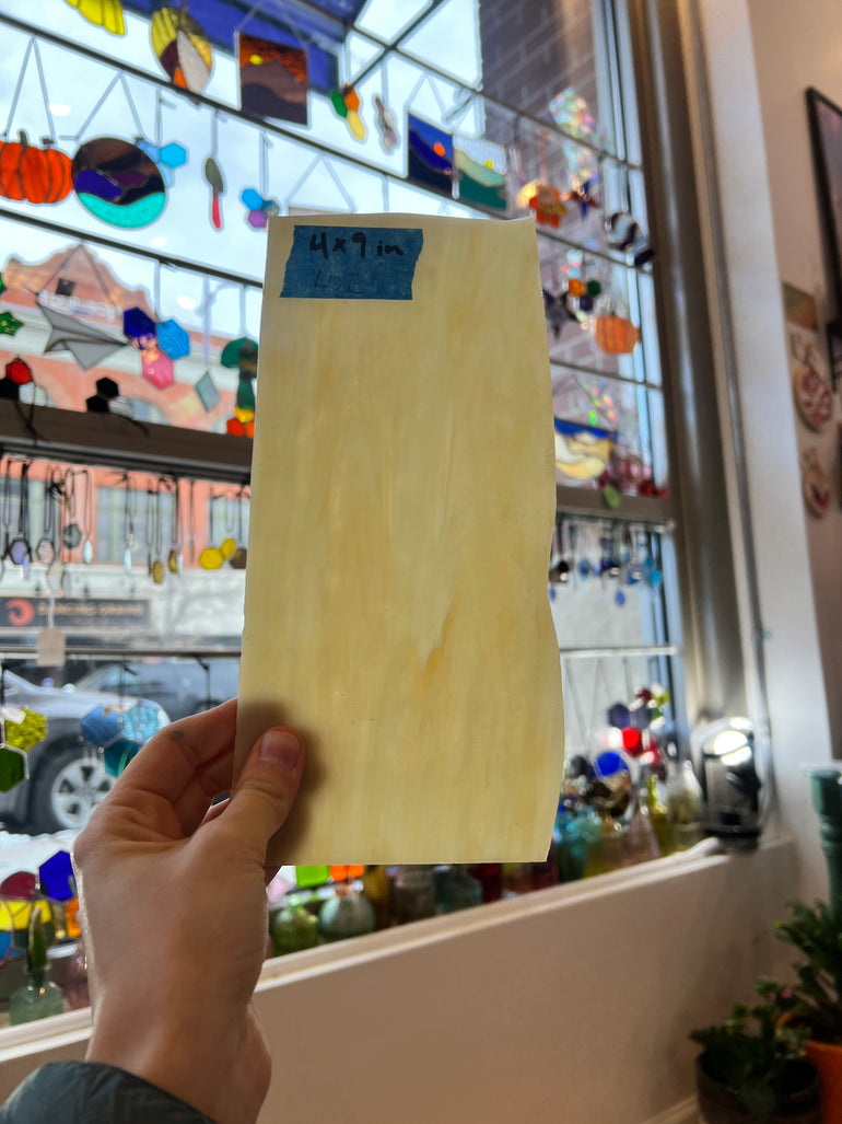 Wispy Tan Kokomo Colorado Glass Works