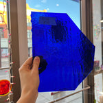 Cobalt Blue Transparent Bullseye Sheet Glass Colorado Glass Works
