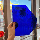 Cobalt Blue Transparent Bullseye Sheet Glass Colorado Glass Works