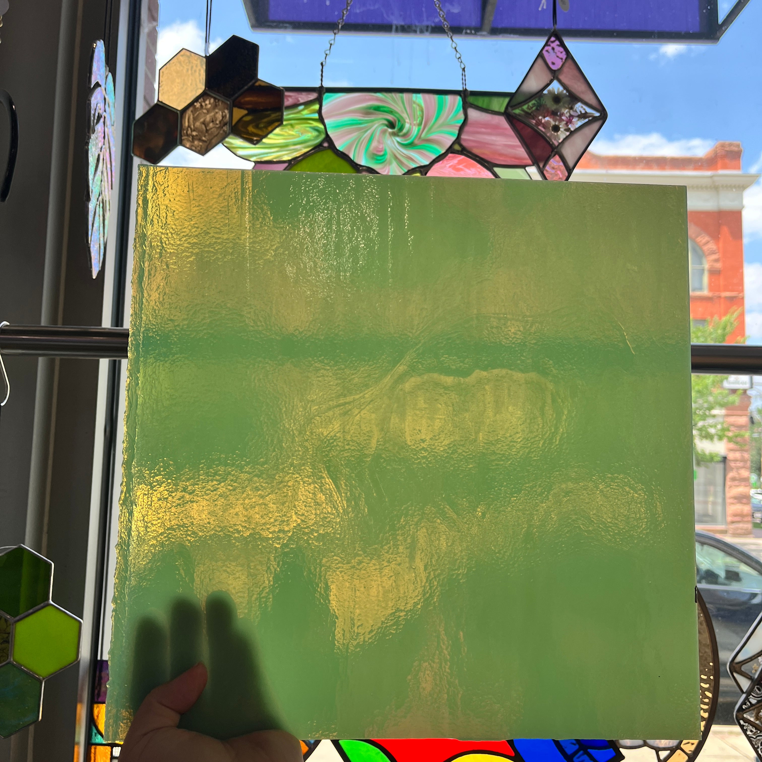 Teal Opal Youghiogheny Fusible 96 COE (YG-4600) Sheet Glass Colorado Glassworks