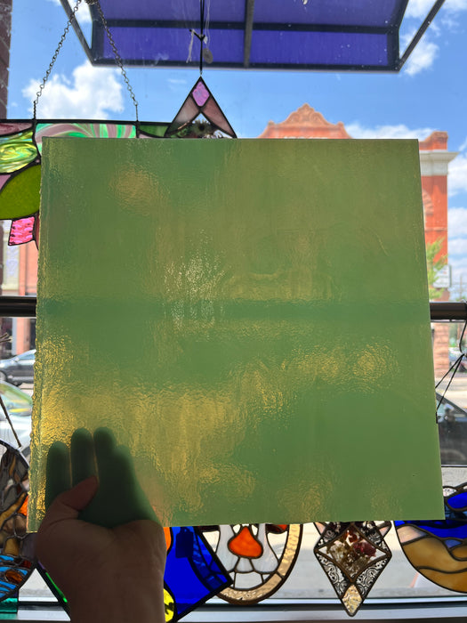 Teal Opal Youghiogheny Fusible 96 COE (YG-4600) Sheet Glass Colorado Glassworks