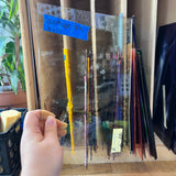 Transparent Light Yellow GNA Sheet Glass Colorado Glassworks GNA120 (7x11in)