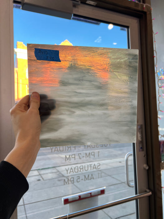 Gray Wispy Opaque Sheet Glass Colorado Glass Works