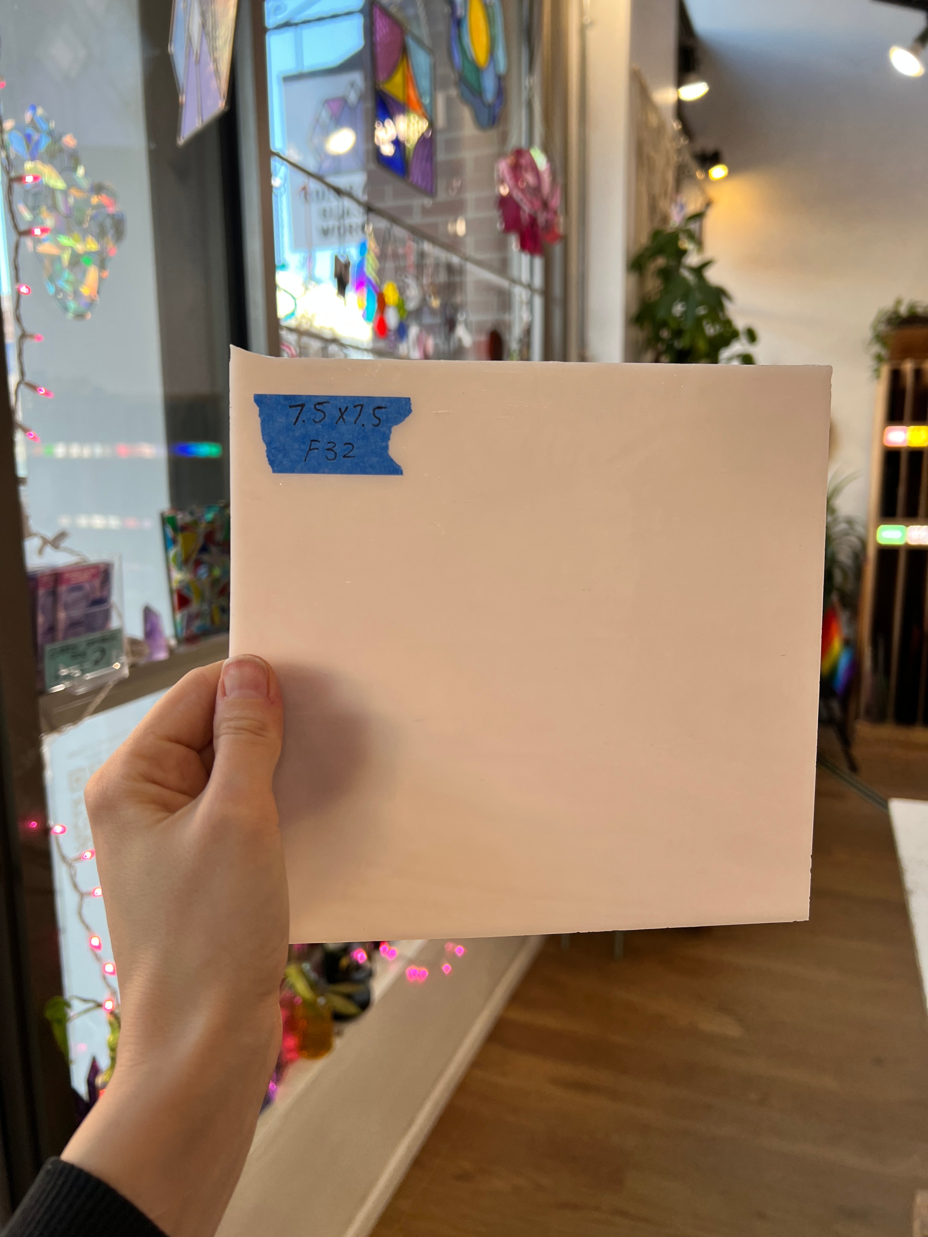 Light Pink Opaque Sheet Glass Spectrum