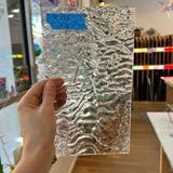 Clear Ripple Transparent Optimum Sheet Glass Colorado Glassworks 10x5.5in (OP-92561197)