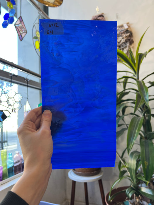 Wispy Blue Spectrum Sheet Glass Colorado Glassworks