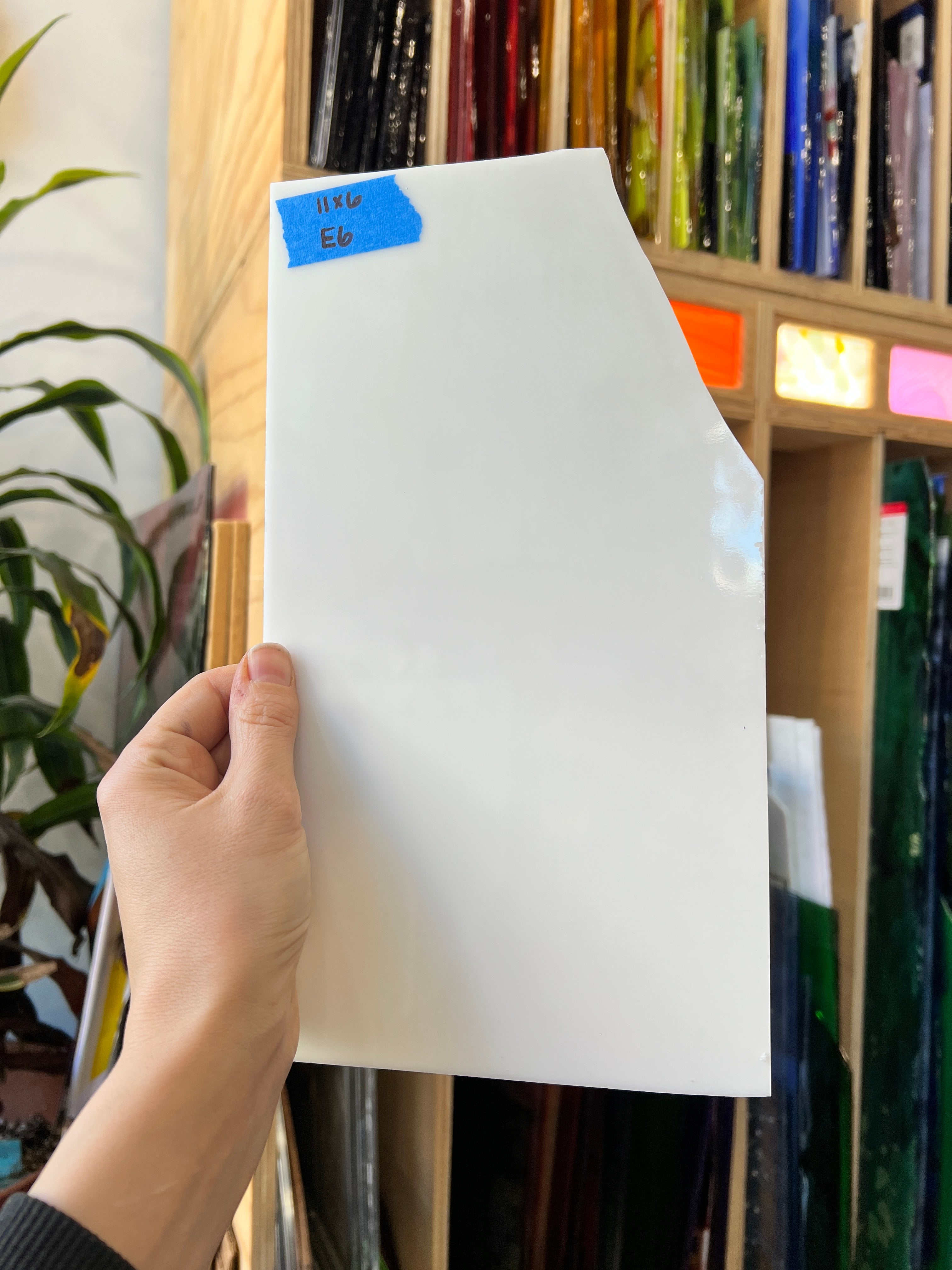 Tan/Light Pink Opaque Sheet Glass Spectrum