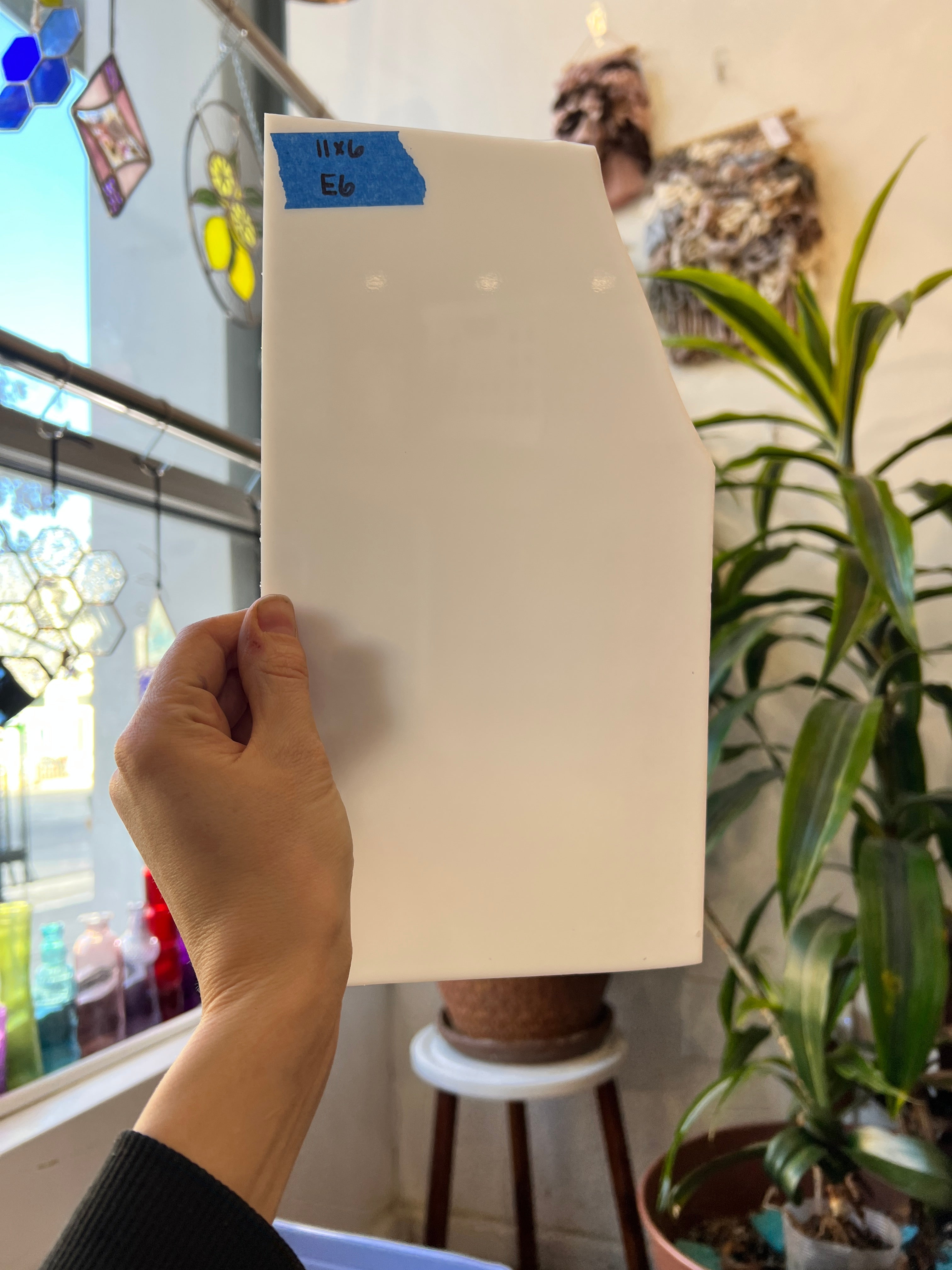 Tan/Light Pink Opaque Sheet Glass Spectrum