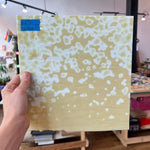 Toffee Mottled Bullseye Sheet Glass Colorado Glassworks