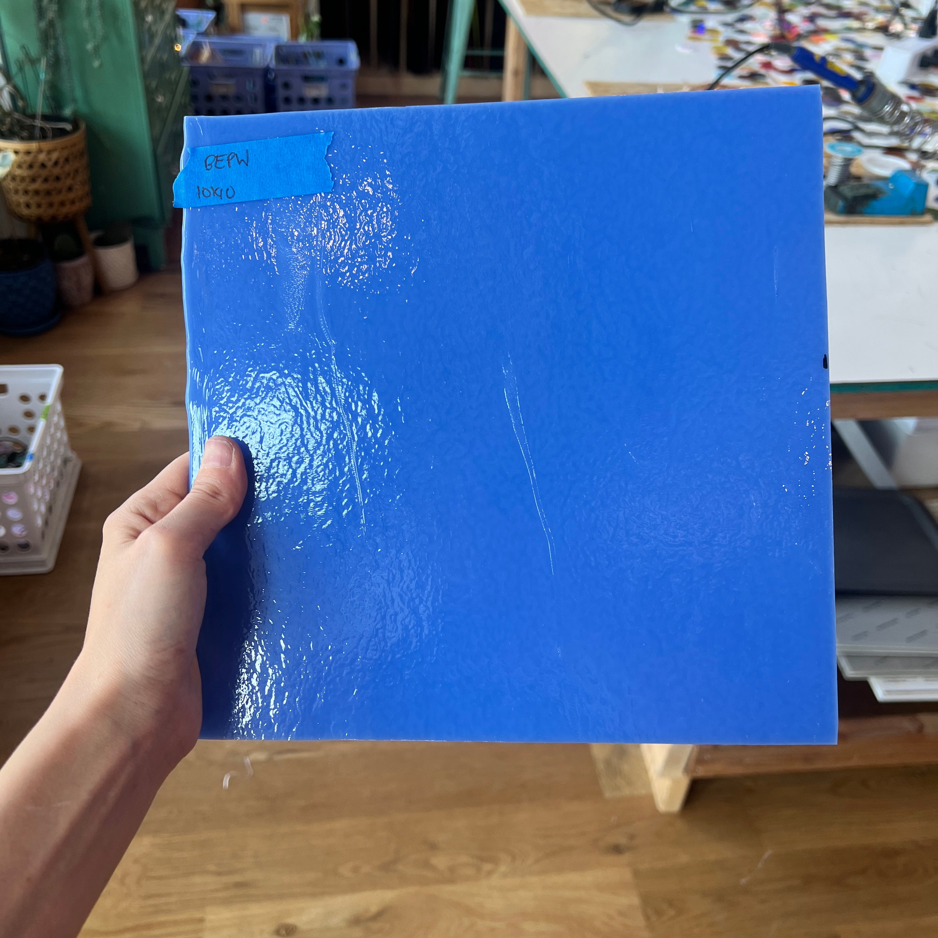 Bullseye Periwinkle Fusible 90 COE Sheet Glass Colorado Glassworks   