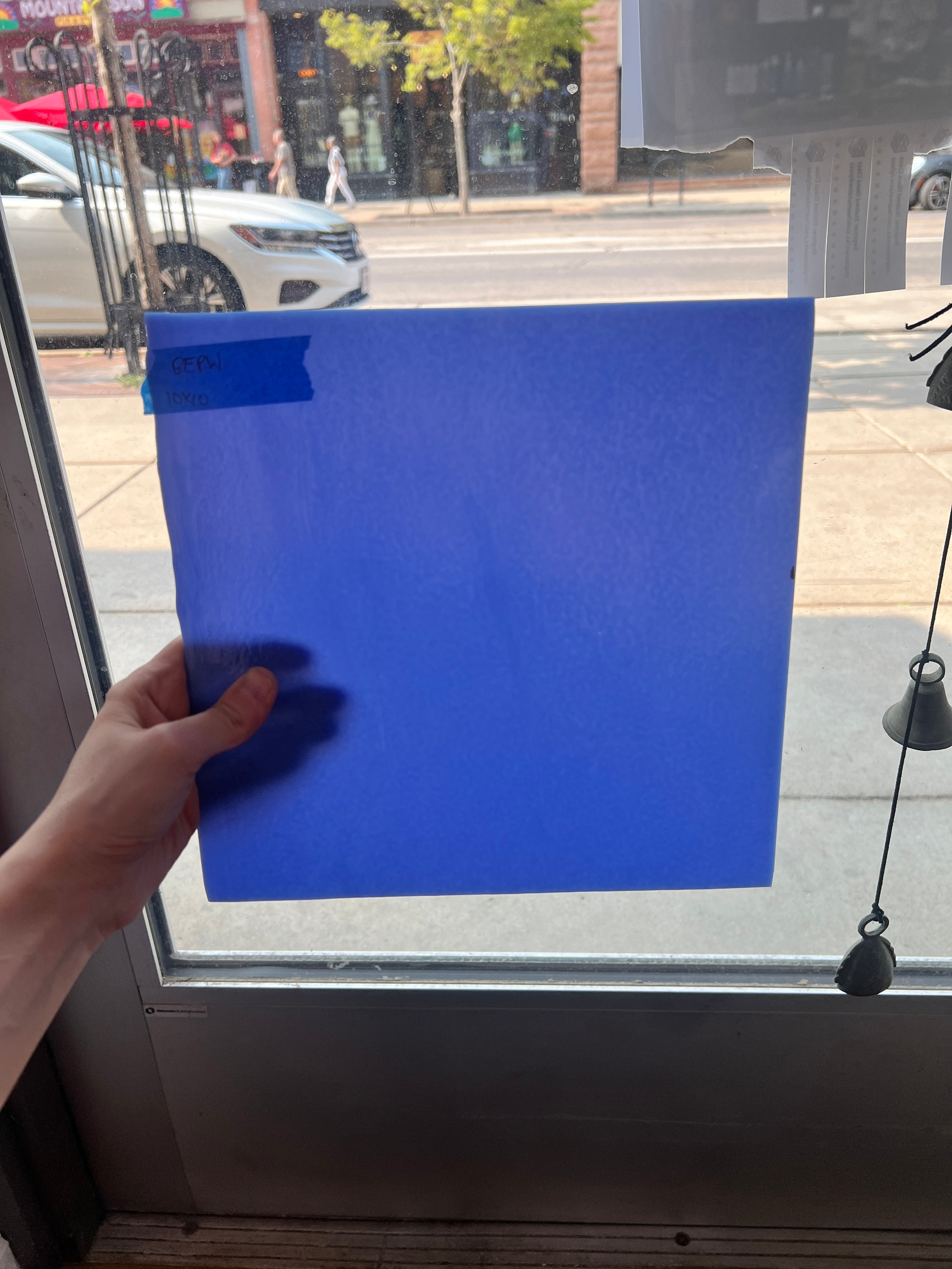 Bullseye Periwinkle Fusible 90 COE Sheet Glass Colorado Glassworks   