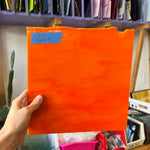 Bullseye Orange Fusible 90 COE Sheet Glass Colorado Glassworks   