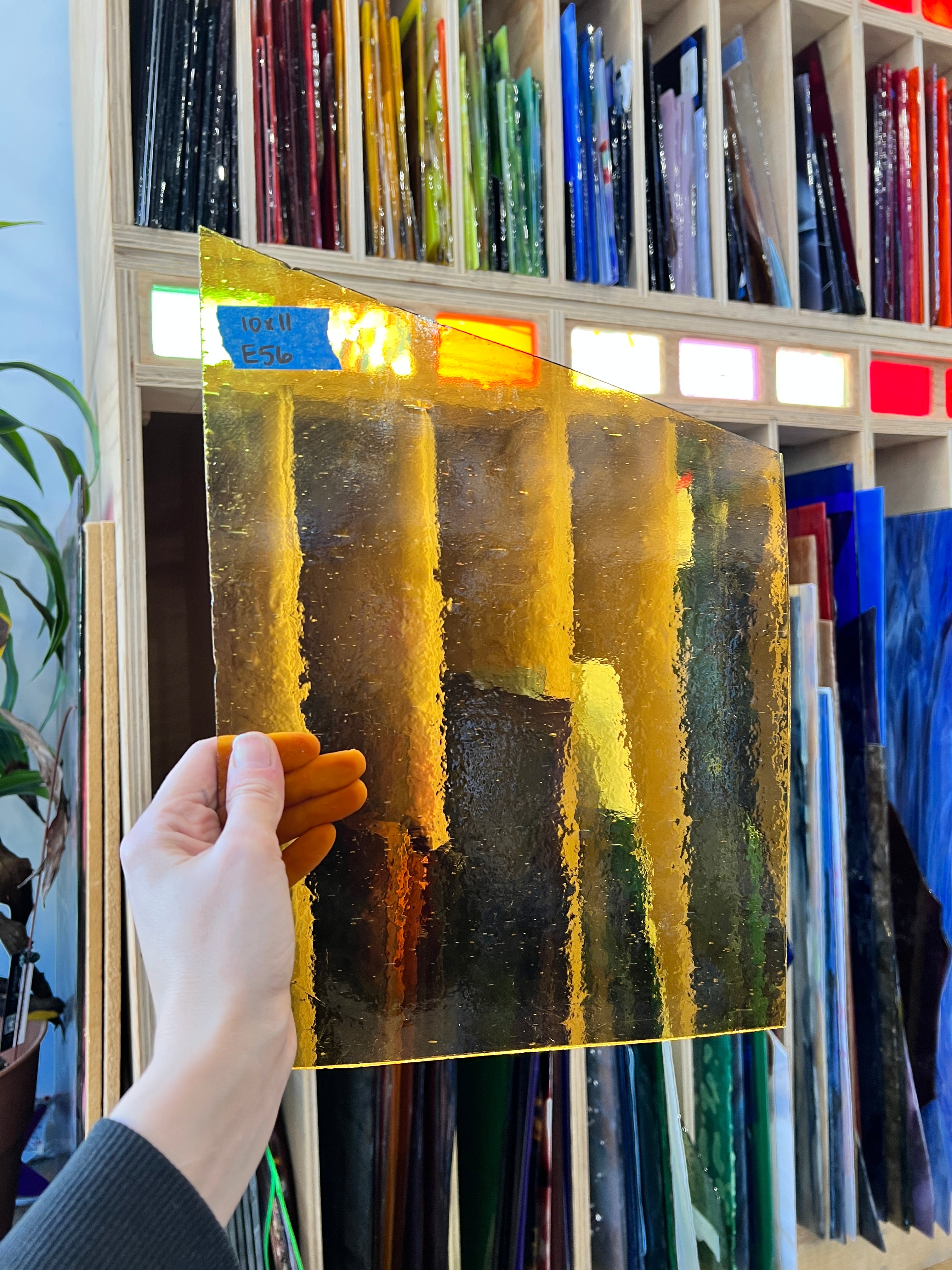 Yellow Transparent Spectrum Sheet Glass Colorado Glassworks