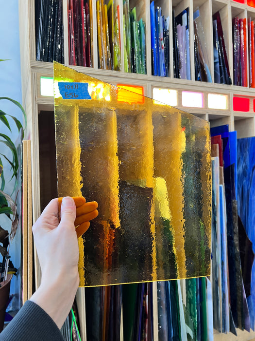 Yellow Transparent Spectrum Sheet Glass Colorado Glassworks