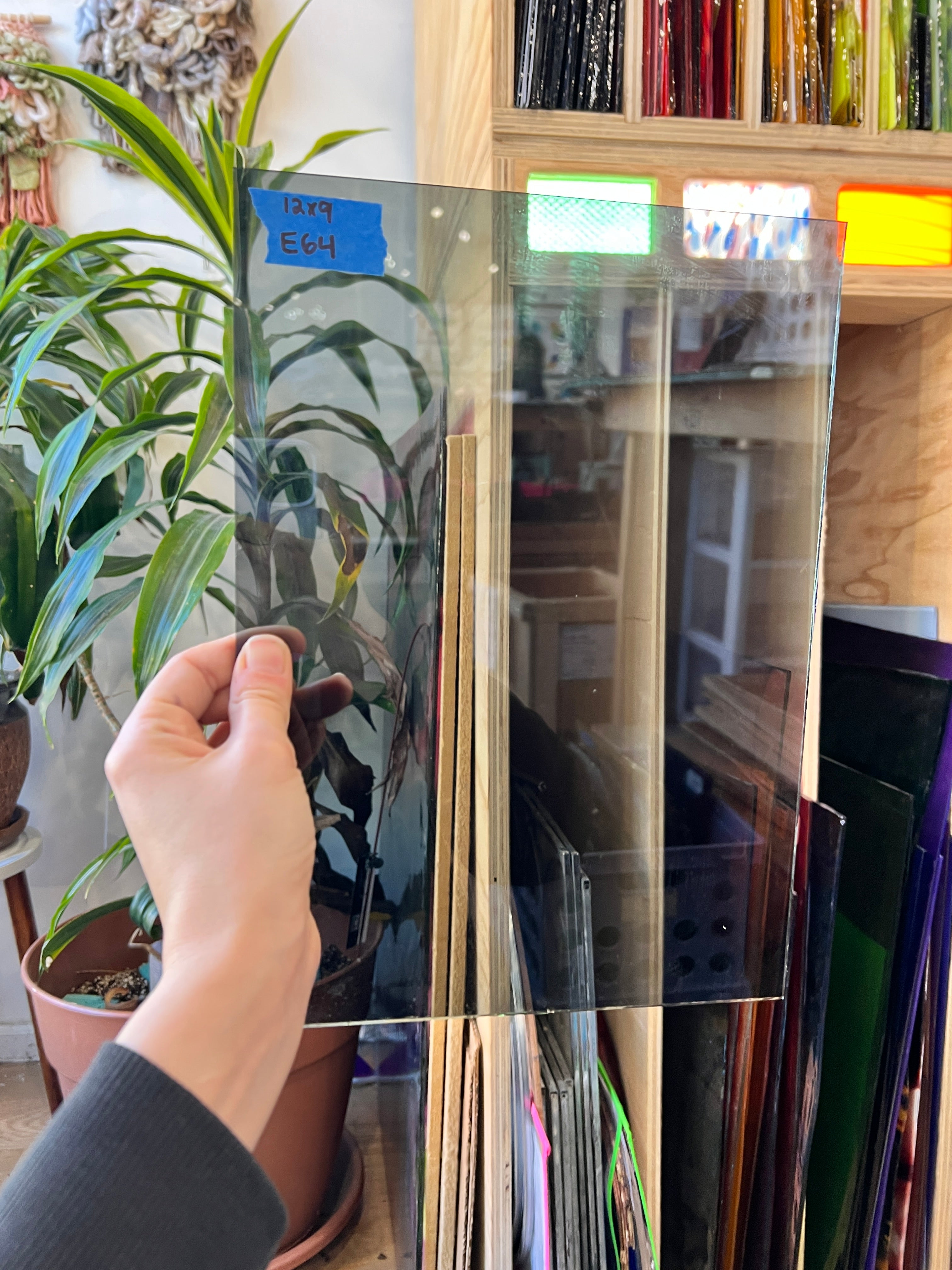 Smooth Transparent Gray Sheet Glass Colorado Glass Works