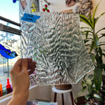 Clear Ripple Transparent Optimum Sheet Glass Colorado Glassworks