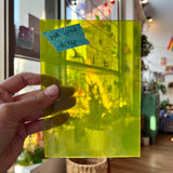 Green Means Go COGW by Monarch Glass Sheet Glass Colorado Glass Works   
