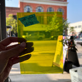 Green Means Go COGW by Monarch Glass Sheet Glass Colorado Glass Works MA479 (6x4in)  
