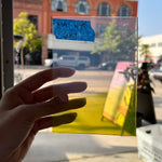 Green Means Go COGW by Monarch Glass Sheet Glass Colorado Glass Works MA478 (6x4in)  