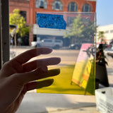 Green Means Go COGW by Monarch Glass Sheet Glass Colorado Glass Works MA478 (6x4in)  