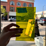 Green Means Go COGW by Monarch Glass Sheet Glass Colorado Glass Works MA475 (7x4in)  