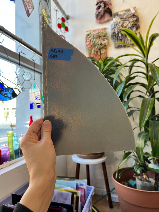 Grey Bullseye Fusible 90 COE Sheet Glass Colorado Glassworks