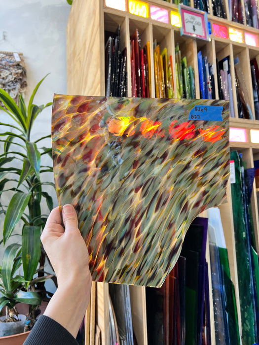 Brown Silver Mouth-Brown Fremont Glass Sheet Glass Colorado Glassworks