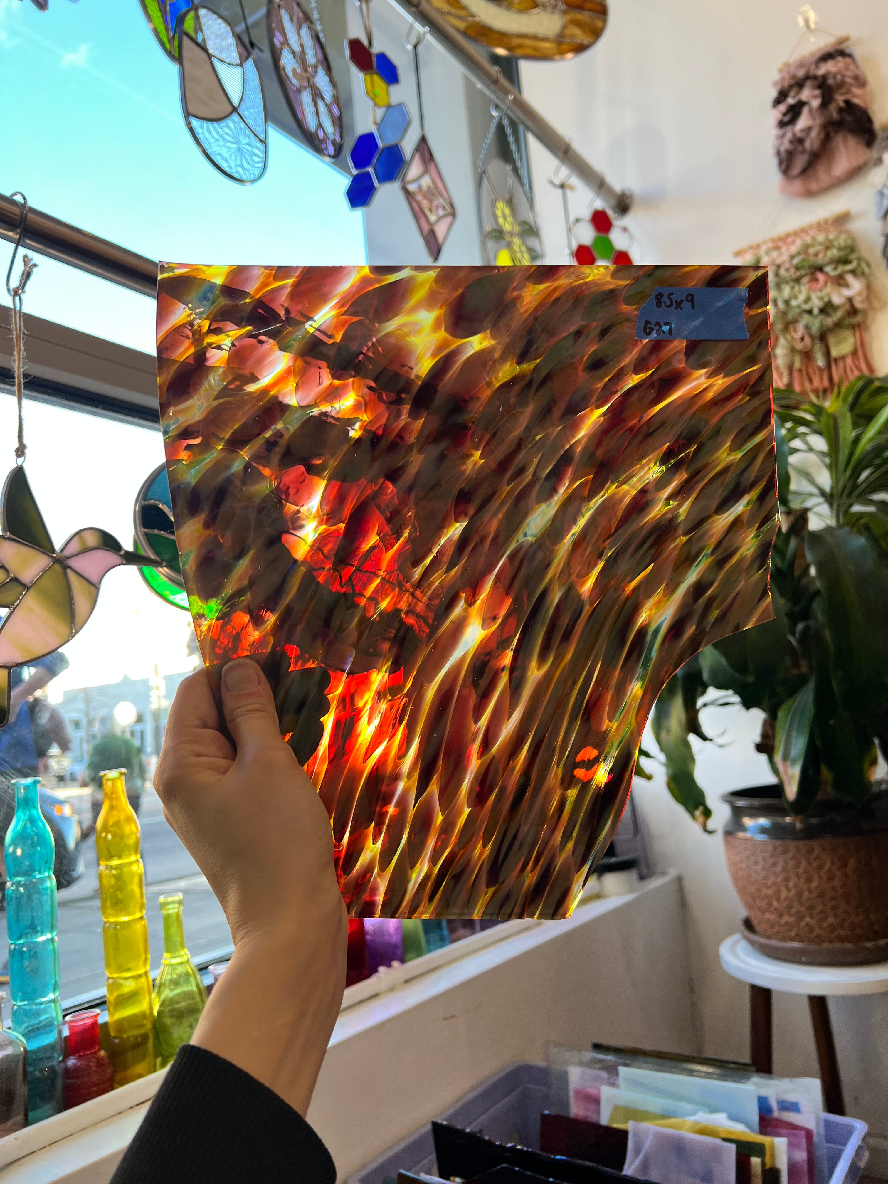 Brown Silver Mouth-Brown Fremont Glass Sheet Glass Colorado Glassworks