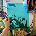 Caribbean Blue Fusible 96 COE (OGT 532.1F) Sheet Glass Colorado Glassworks OS-CARIBBEAN-T (12x6in)