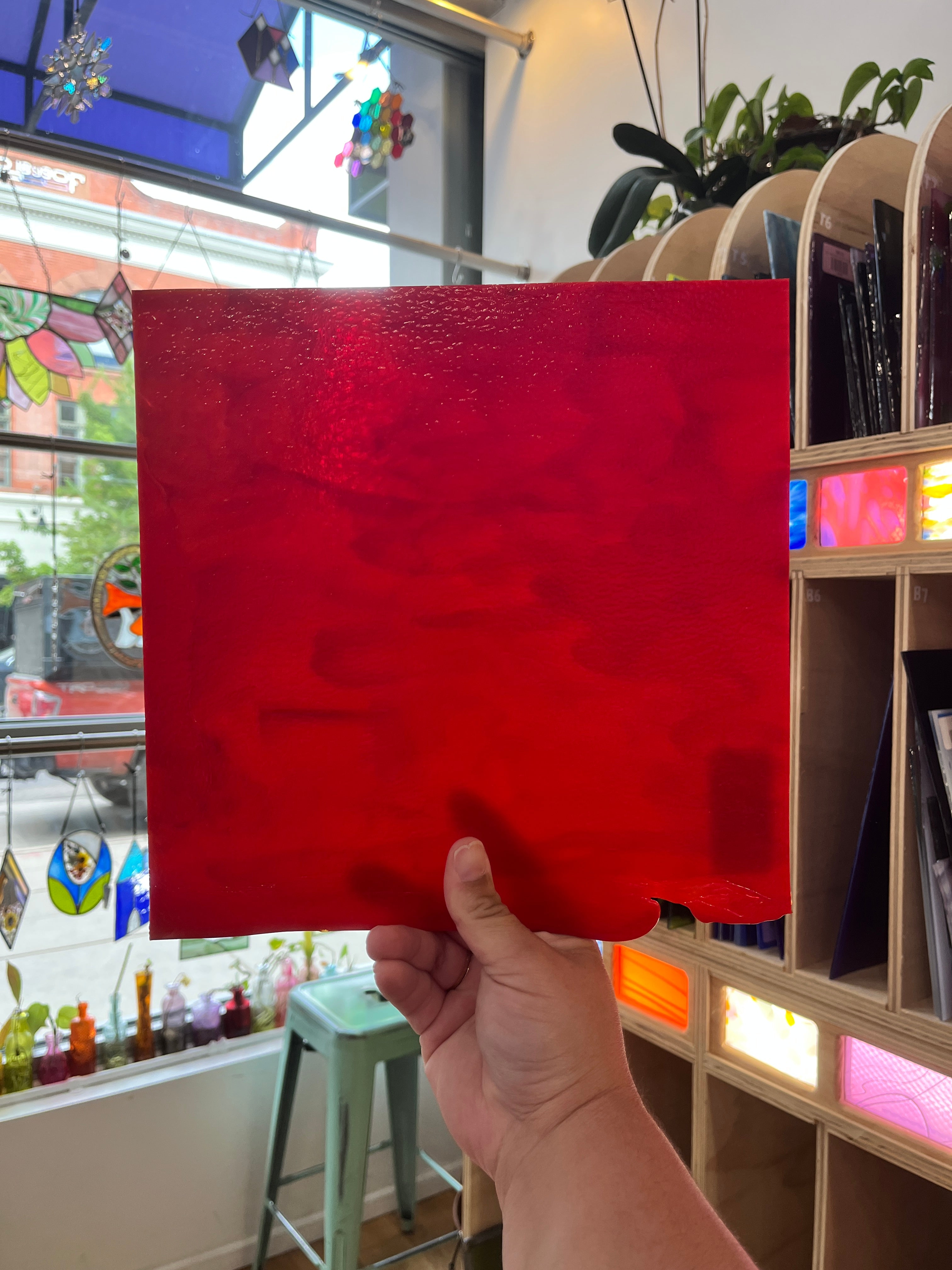 $35 Mystery Bullseye 10x10in Sheet Colorado Glass Works