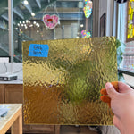 Light Amber Rough Roll Spectrum Sheet Glass Colorado Glassworks 10x9in (SP-10378285)