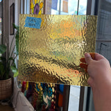 Light Amber Rough Roll Spectrum Sheet Glass Colorado Glassworks