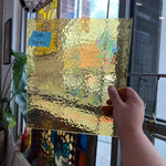 Light Amber Rough Roll Spectrum Sheet Glass Colorado Glassworks