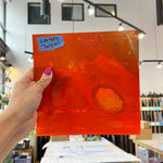 Orange Mix Lamberts Mouth Blown Glass Sheet Glass Colorado Glassworks
