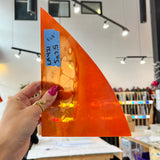 Orange Mix Lamberts Mouth Blown Glass Sheet Glass Colorado Glassworks