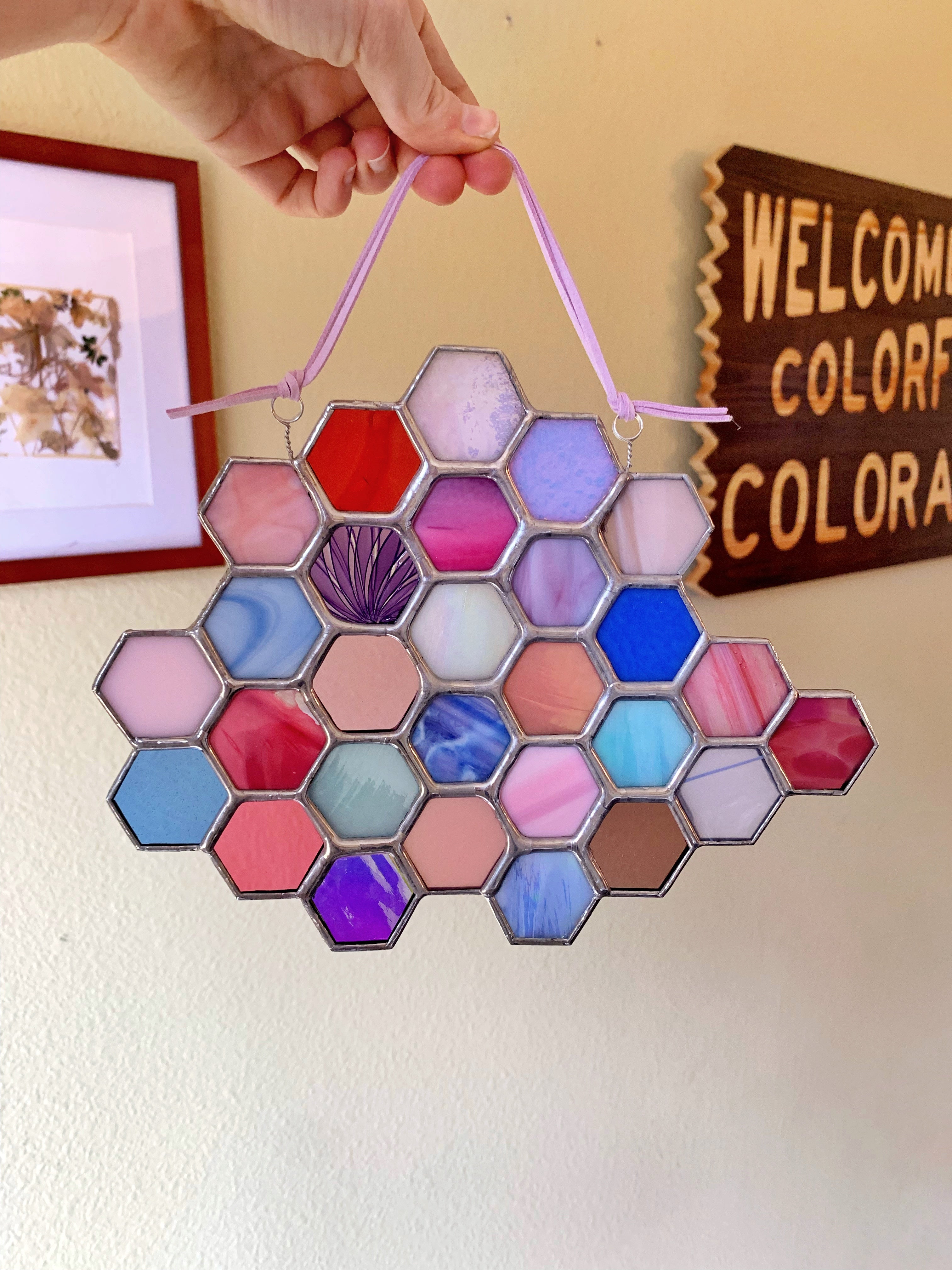Made To Order Honeycomb Suncatcher