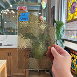 Light Amber Textured Wissmach Sheet Glass Colorado Glassworks