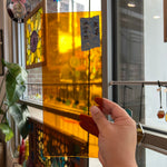 Medium Amber Transparent Spectrum Sheet Glass Colorado Glassworks