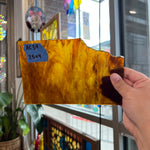 Brown Mixed Youghiogheny Sheet Glass Colorado Glassworks AC34 (7.5x4in)