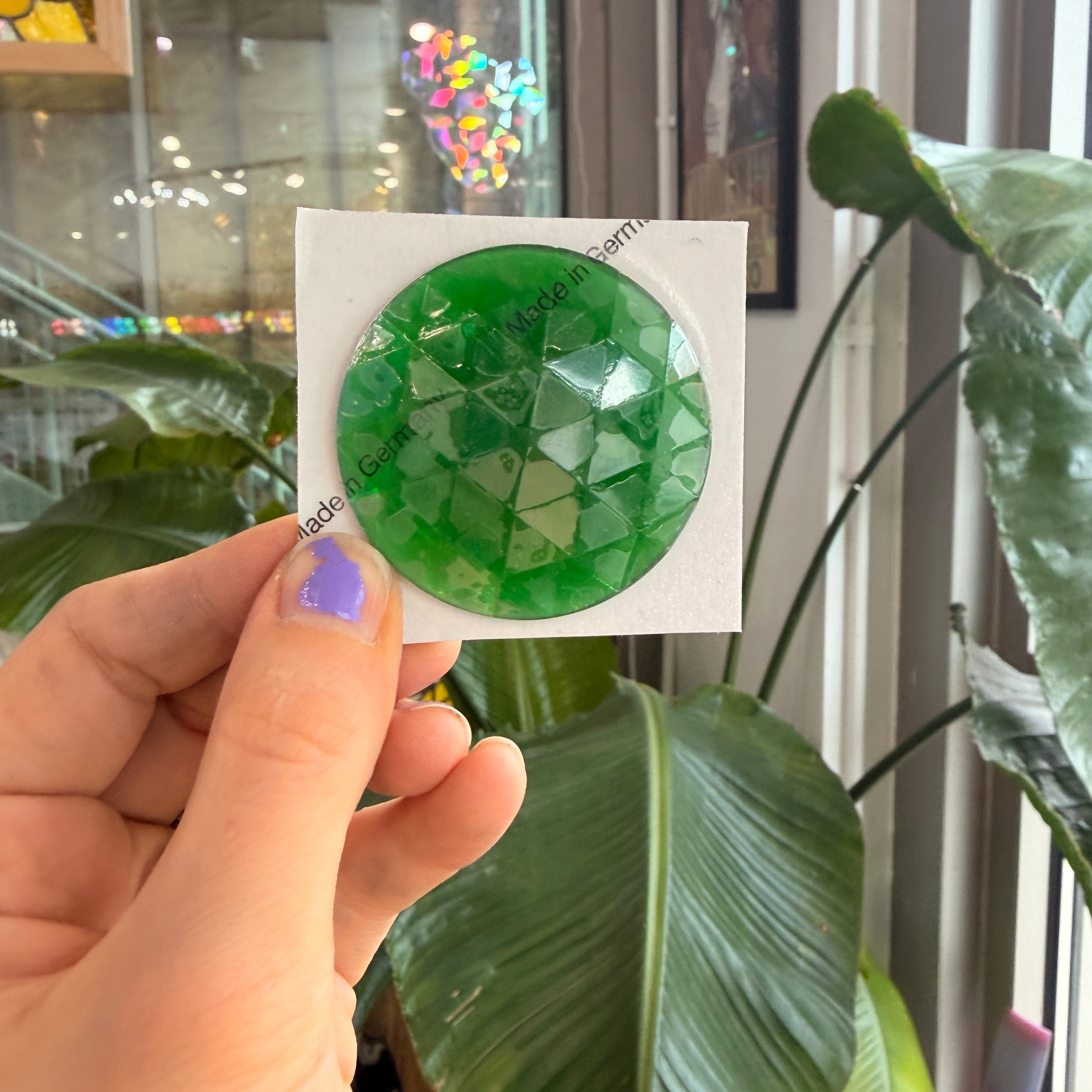 Green Jewel - Round (50 mm)