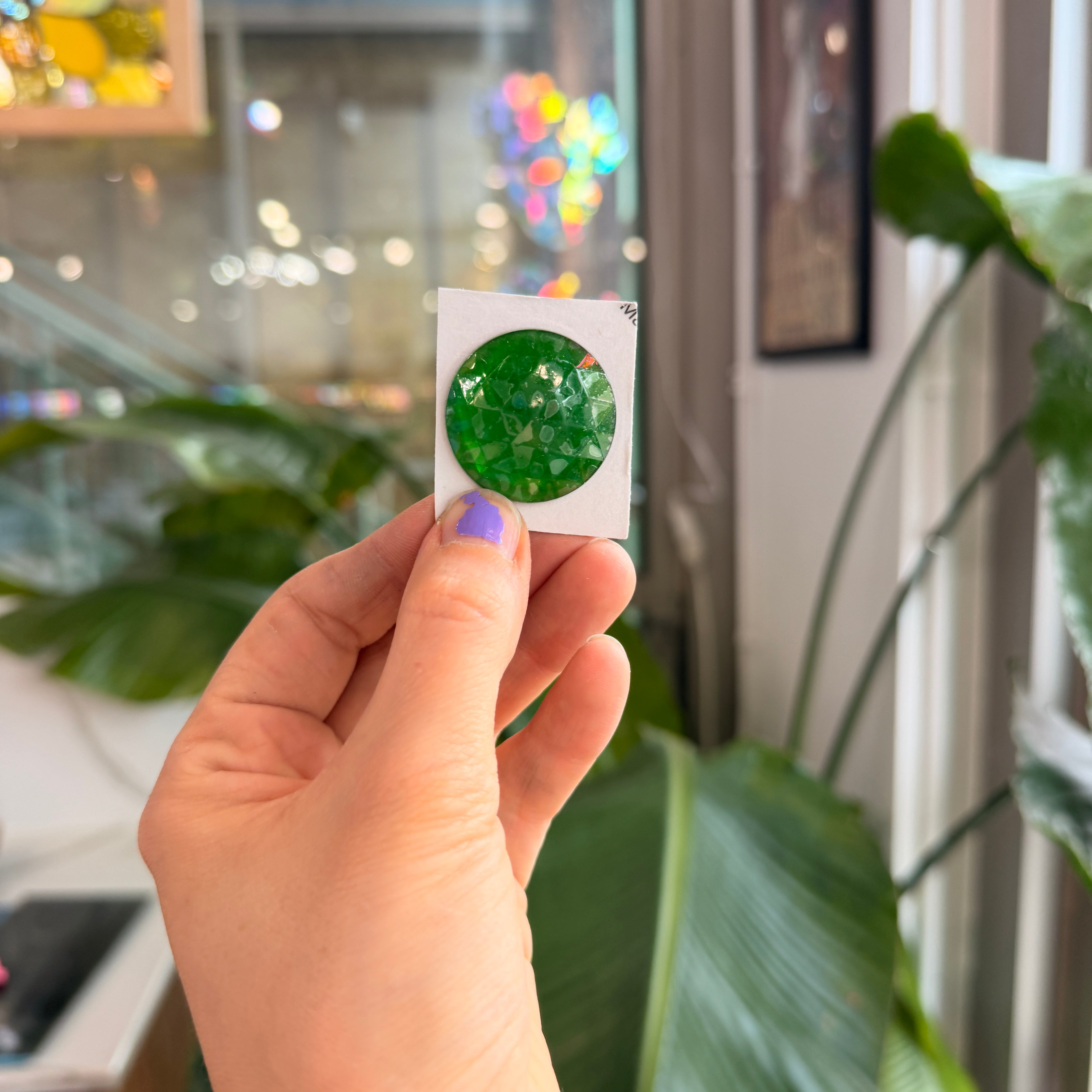 Green Jewel - Round (30 mm)