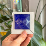 Dark Blue Jewel - Square (50 mm)