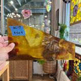 Brown Mixed Youghiogheny Sheet Glass Colorado Glassworks 9.5x4in (YG-16834093)
