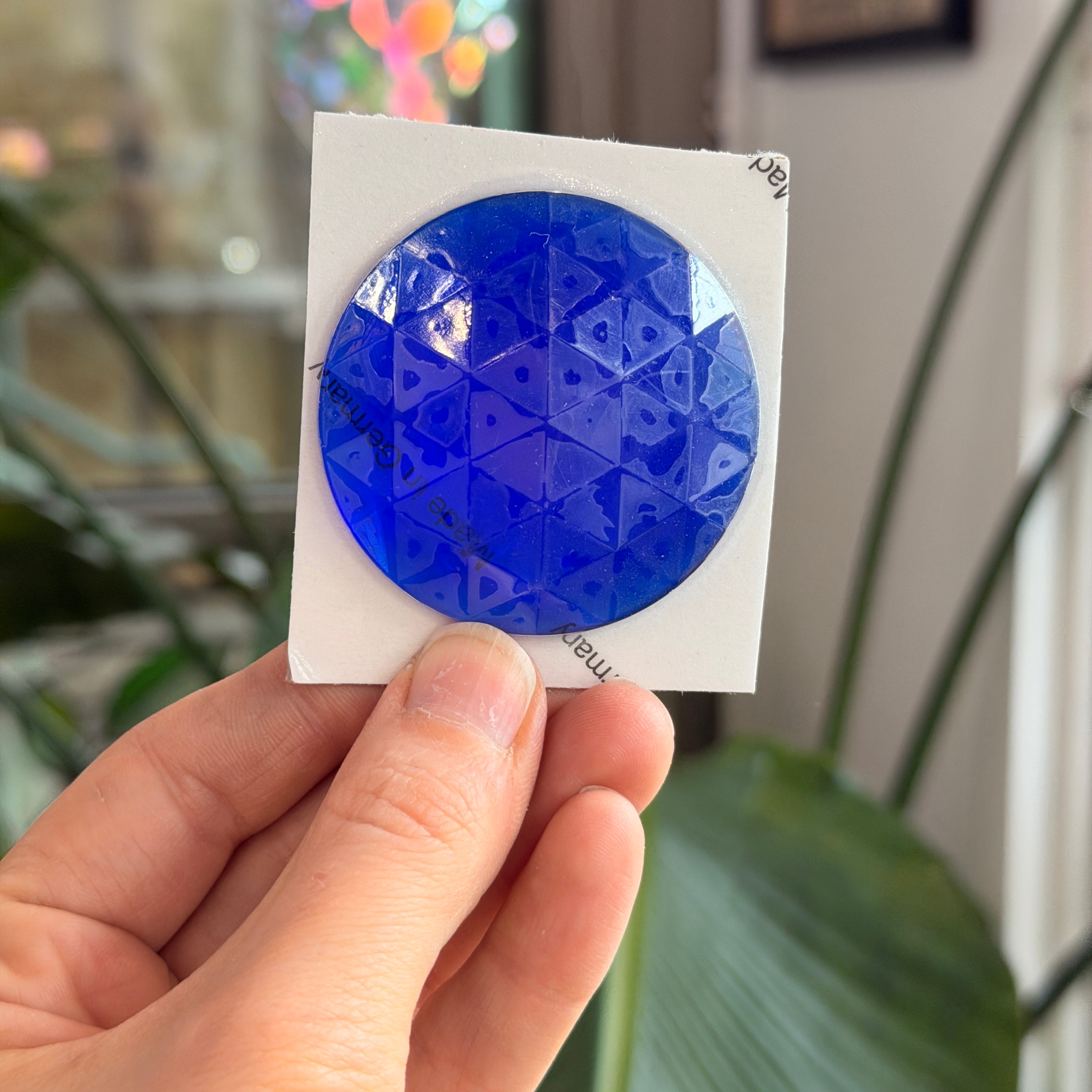 Dark Blue Jewel - Round (50mm)